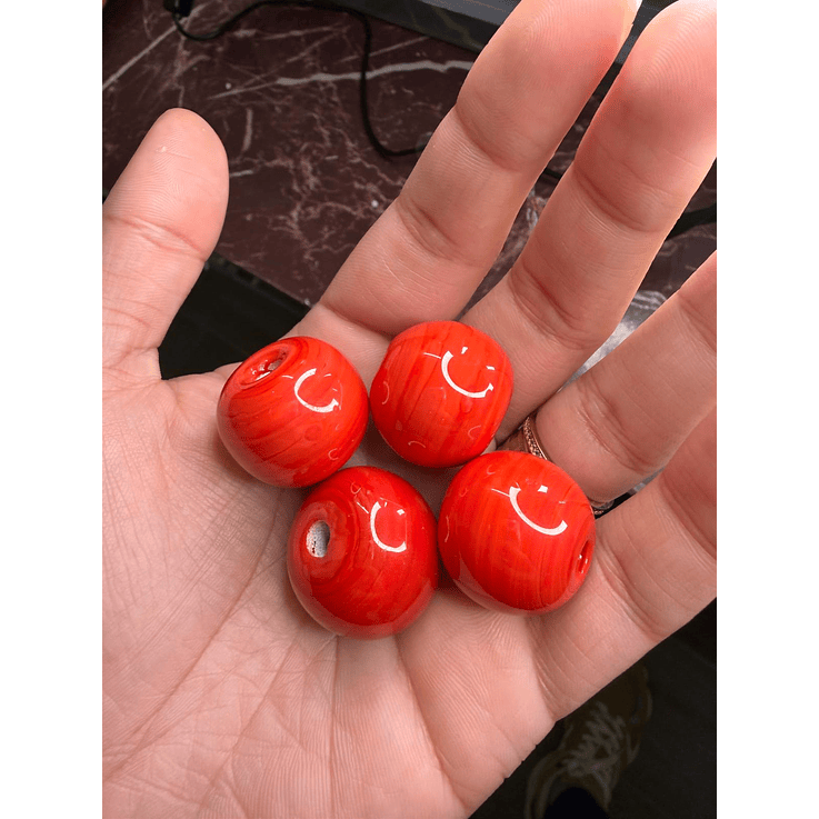 Bola de murano vermelho XL 1