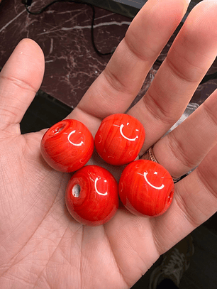 Bola de murano vermelho XL