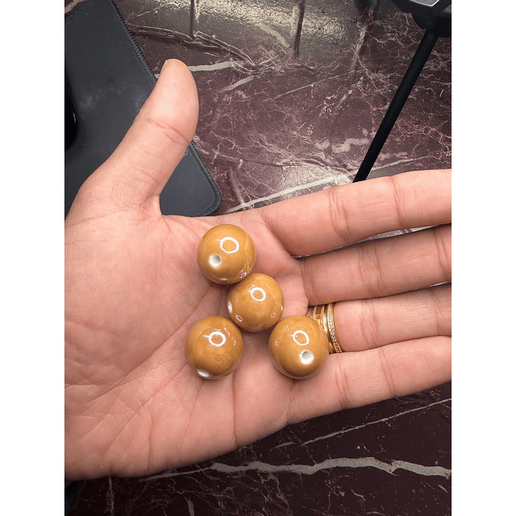 Bola de cerâmica caramelo L 1