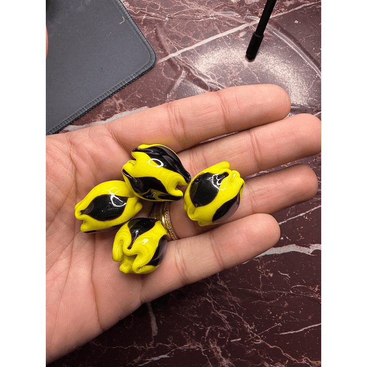 Tulipa XL amarelo com preto  1