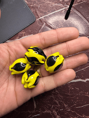 Tulipa XL amarelo com preto 