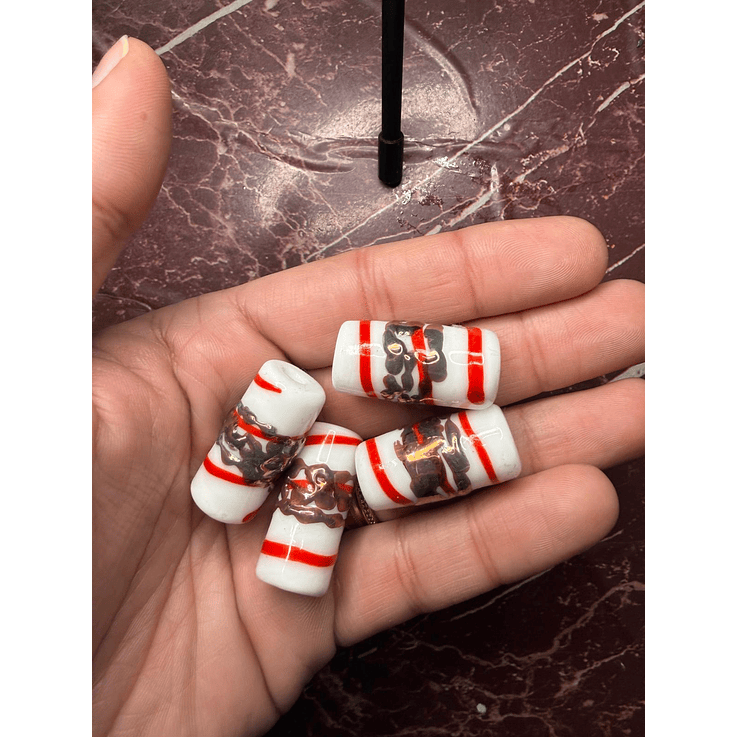 Firma de cobre branco com vermelho L  1