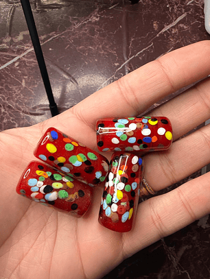 Firma de murano vermelho 7 linha XL 