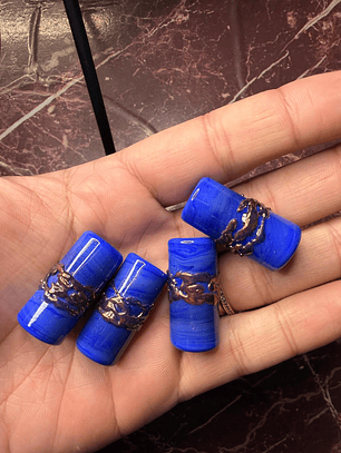 Firma de cobre azul L