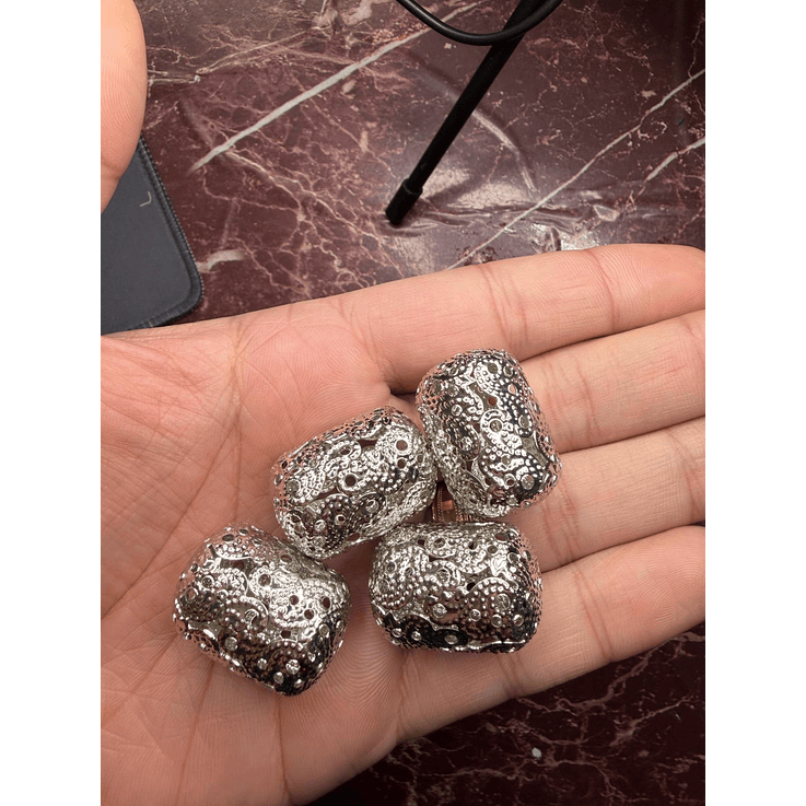 Crioulas aramado longa cor prata 1