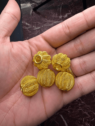 Crioulas aramado Tulipas cor dourado L