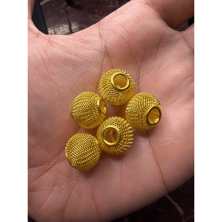 Crioulas aramado bola dourado M 1