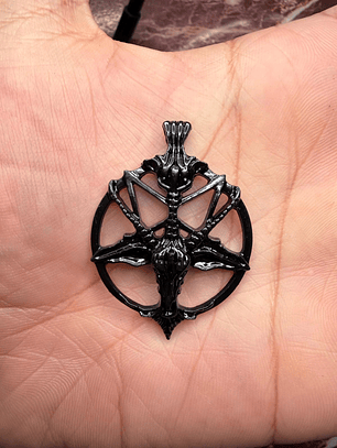 Pingente pentagrama bode