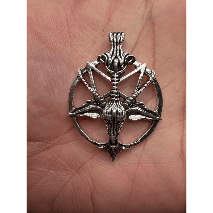 Pingente pentagrama bode 3