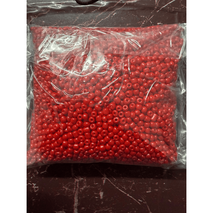 Missanga Vermelho Forte - 500g 1