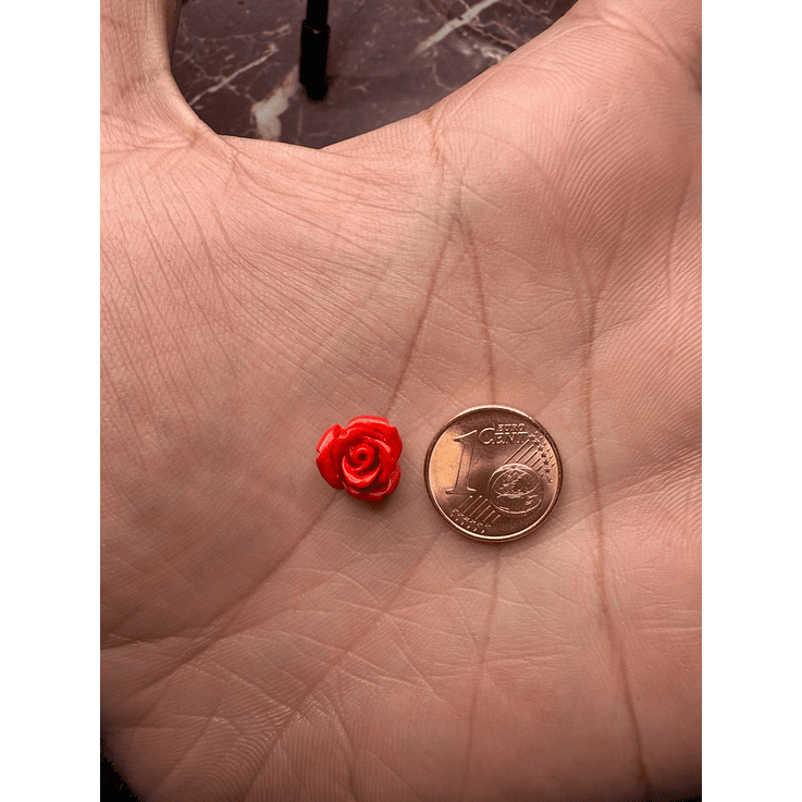 Firmas rosa vermelha 1cm 2