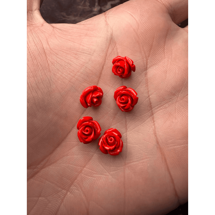 Firmas rosa vermelha 1cm 1