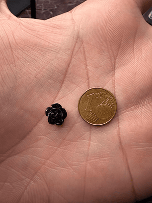 Firmas rosas preta 1cm