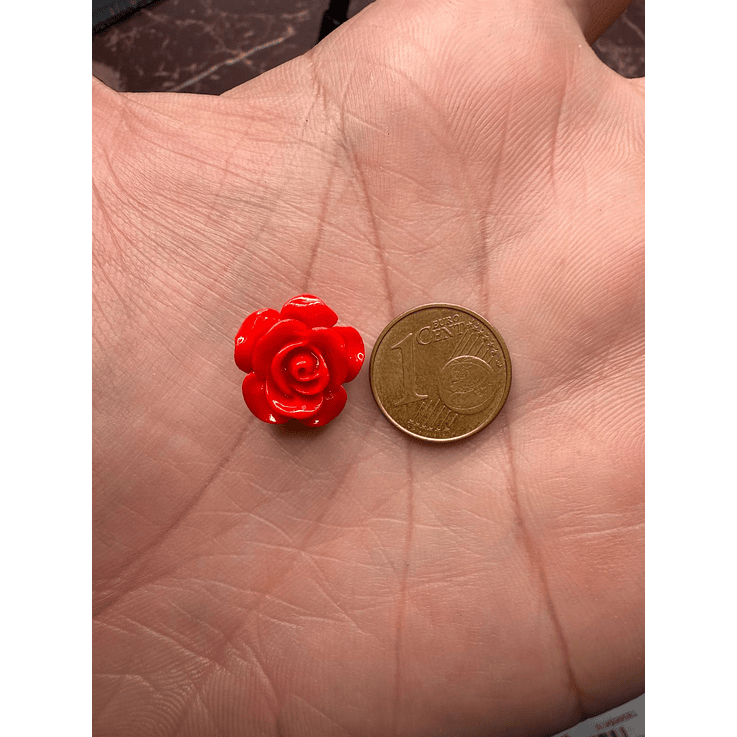 Firmas rosas vermelha 1,5cm 2