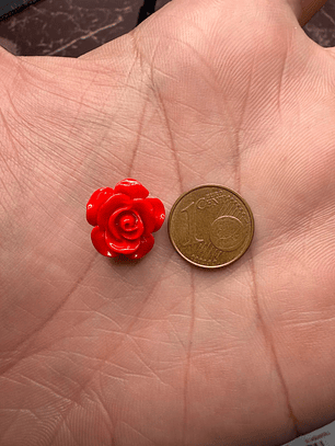 Firmas rosas vermelha 1,5cm