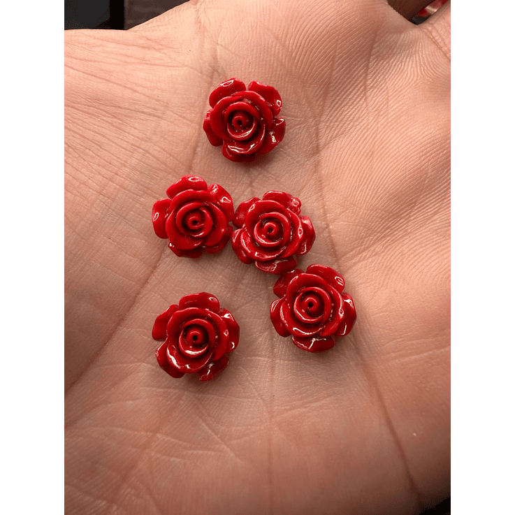 Firmas rosas vermelha escuro 1,5cm 1