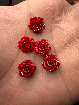 Firmas rosas vermelha escuro 1,5cm