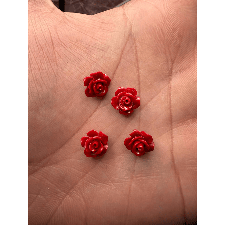 Firmas rosa vermelha escuro 1cm 1