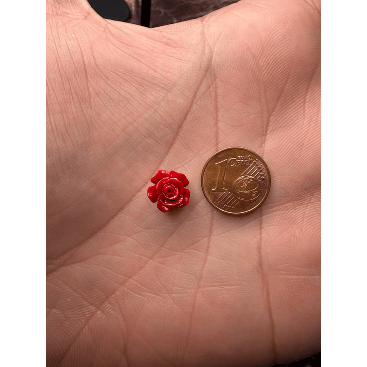 Firmas rosa vermelha escuro 1cm 2