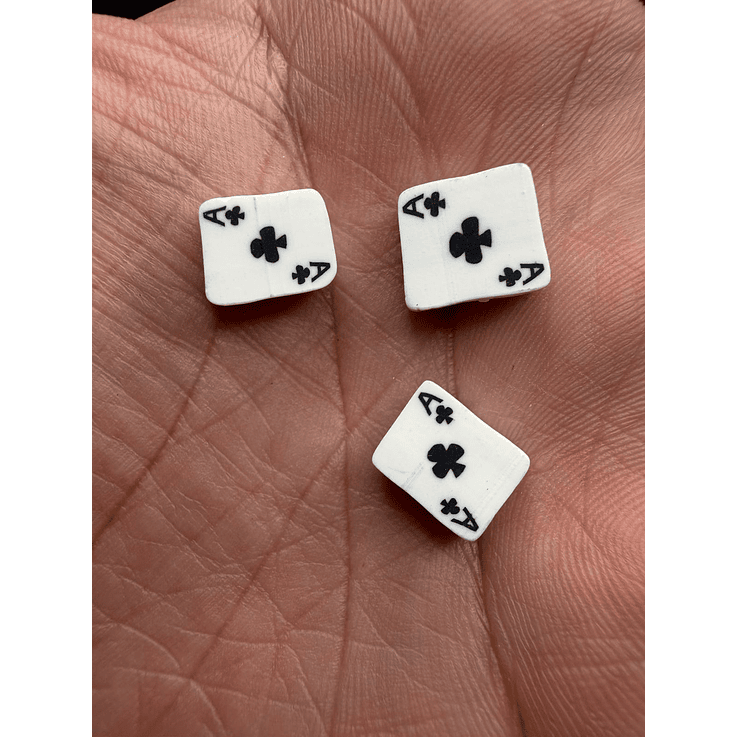 mini pingente baralho paus 1