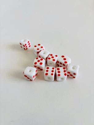 Firma Dados Branco C/ Vermelho S