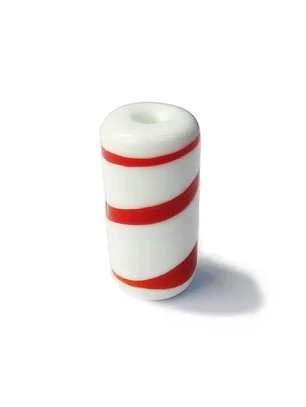 Firma murano branco com vermelho S