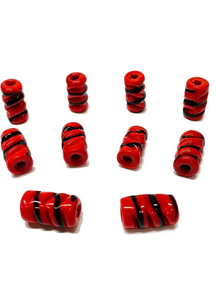 Firma Frisada vermelho com preto 