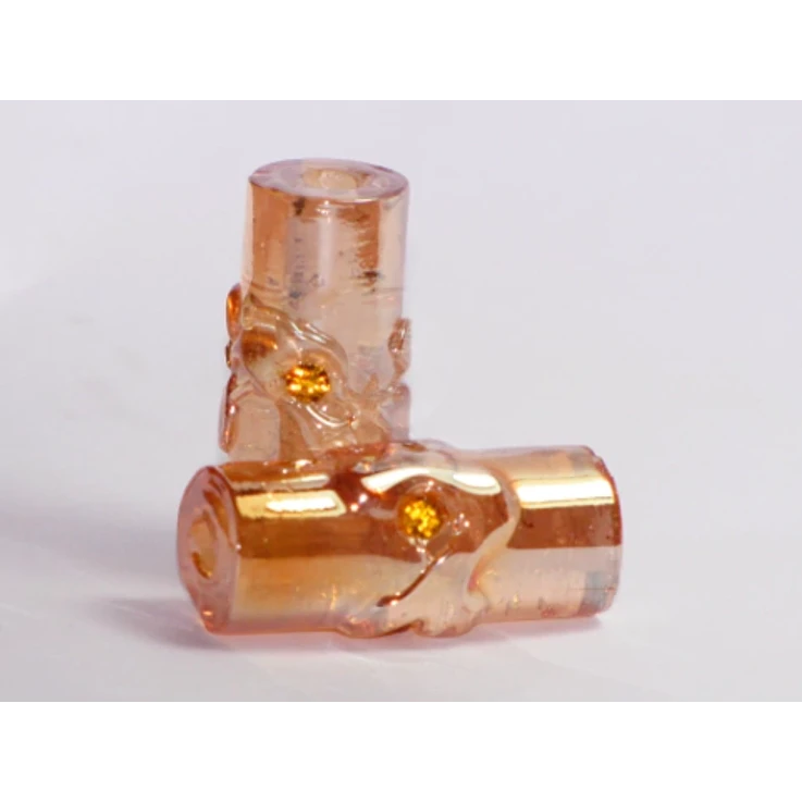 Firma Luxo XL dourada irizada com strass 1