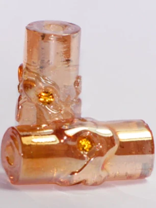 Firma Luxo XL dourada irizada com strass