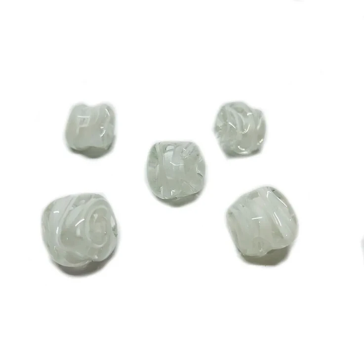 Mini meteoro de murano branco 1