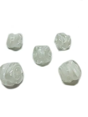 Mini meteoro de murano branco