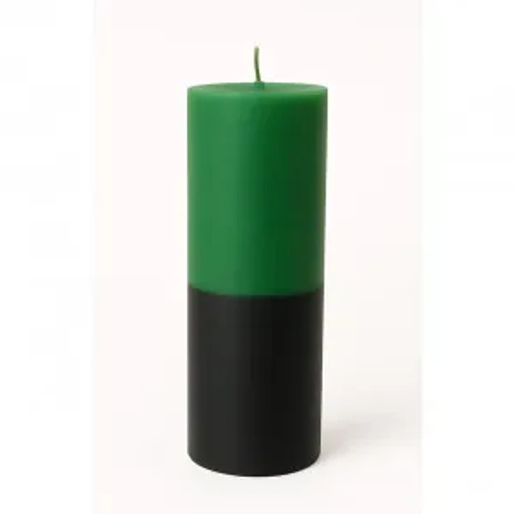 Vela 7 dias verde c/ preto 1