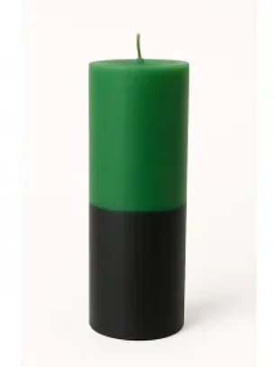 Vela 7 dias verde c/ preto