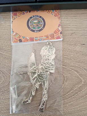 Pingente Oxóssi prata
