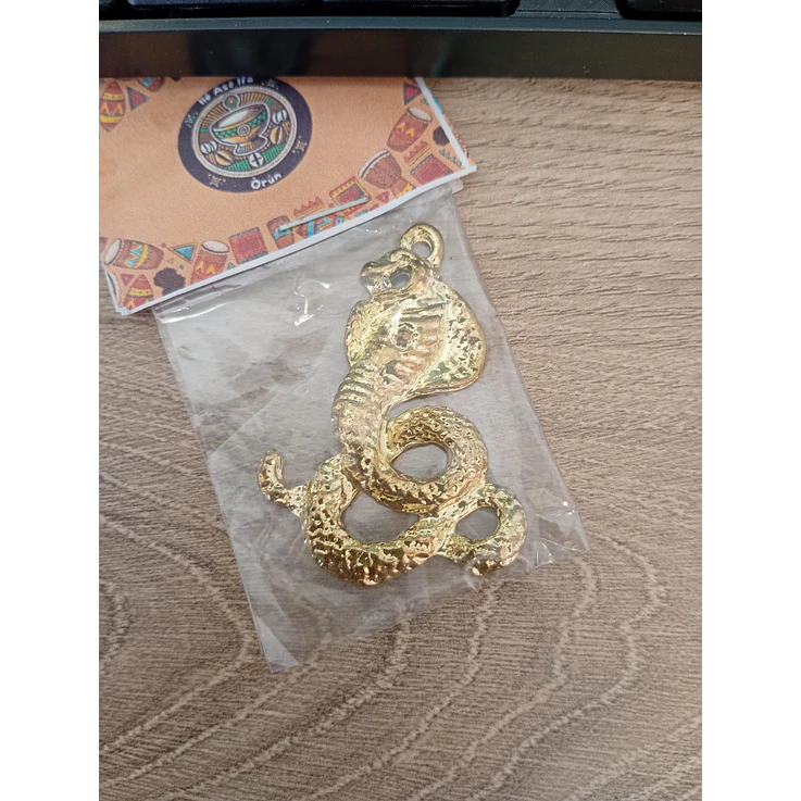 Pingente Serpente dourada 1