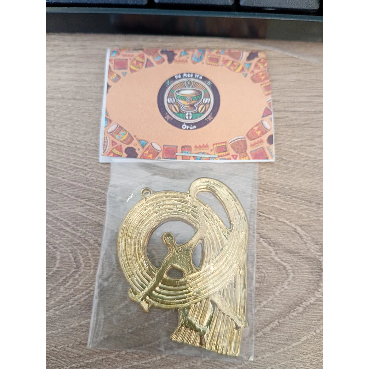 Pingente Chicote dourado 1
