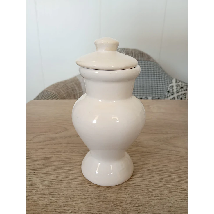 Quartinha loiça s/ asa 15 cm branco 1