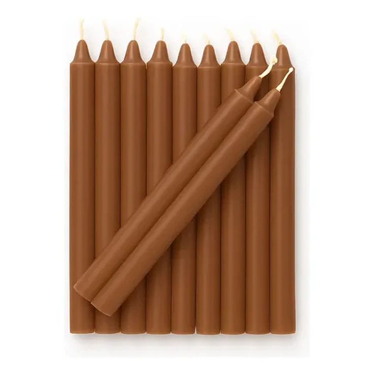 Vela 15 cm castanho  1