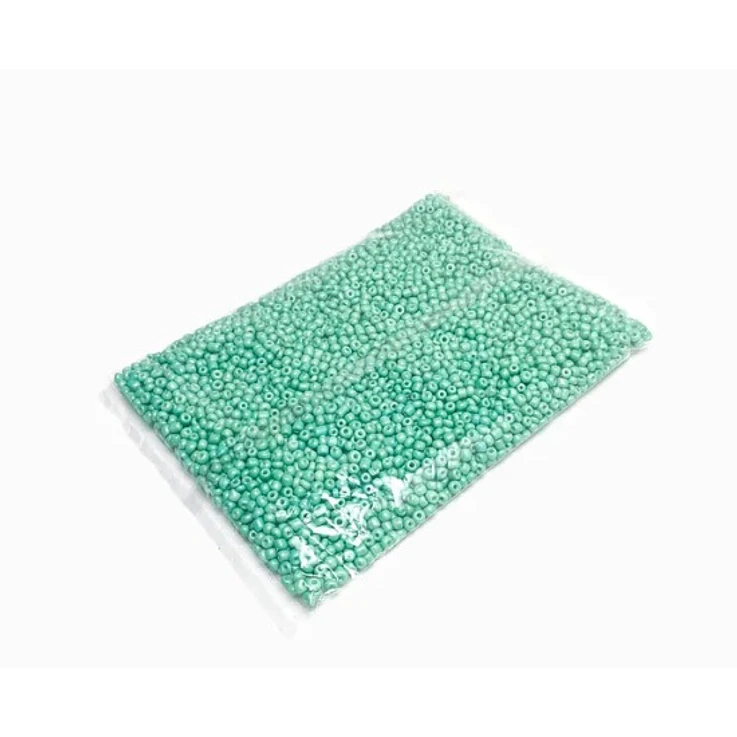 Missanga Turquesa leitoso 4mm - 500g 1