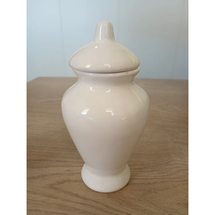 Quartinha loiça s/ asa 15 cm branco 1
