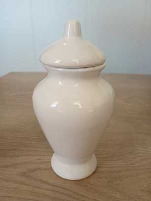 Quartinha loiça s/ asa 15 cm branco