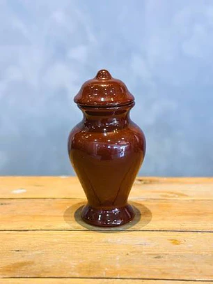 Quartinha loiça s/asa 18cm castanho