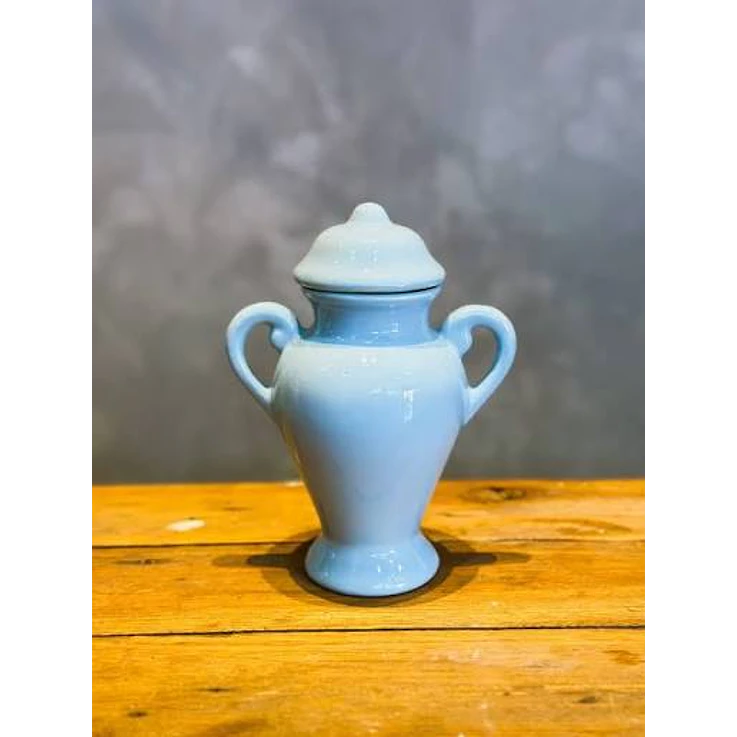 Quartinha loiça c/asa 18cm azul 1
