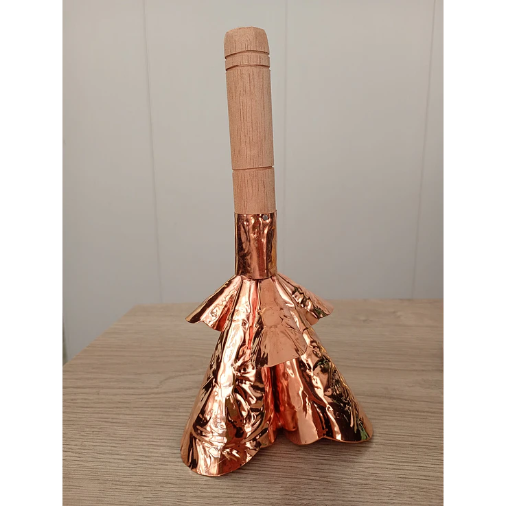 Adja 6 bocas latão dourado 23cm 1