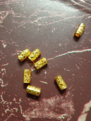 Entremeio dourado/prata 1cm