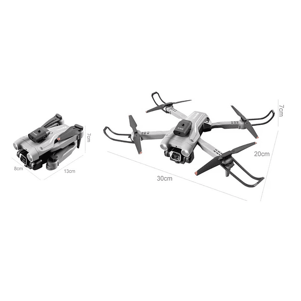 Dron Cámara Dual K9 Con Bolso 2 Baterías Y Accesorios 3