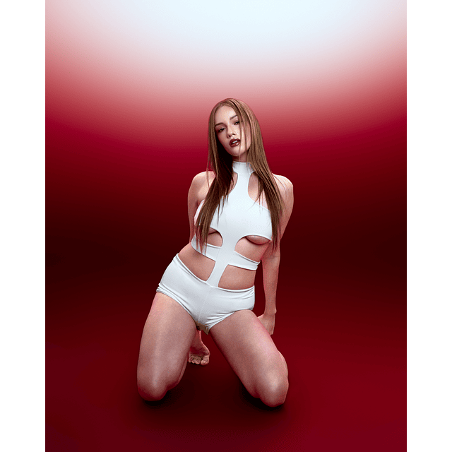 Enterito eclipse / blanco - negro 