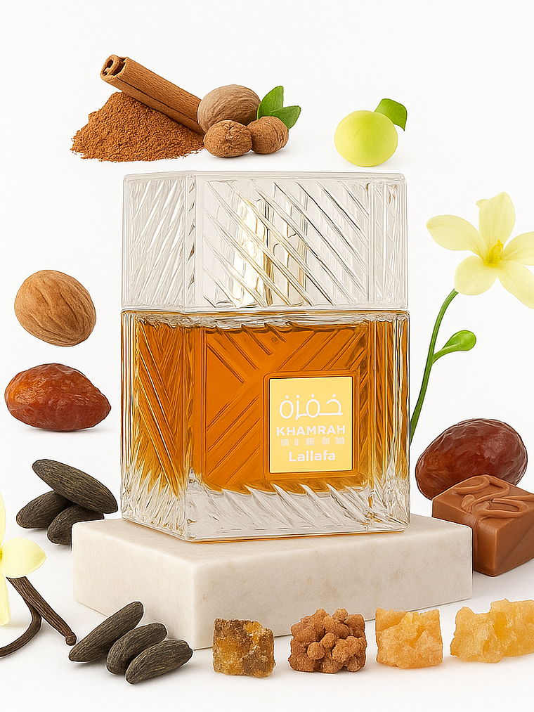 Khamrah Lattafa EDP 100ml Unisex - Inspirado en Angels Share de Kilian Paris 1