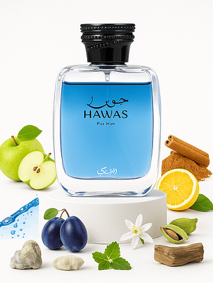 Hawas Rasasi edp 100ml Hombre - Inspirado en Invictus Aqua (2018) Paco Rabanne