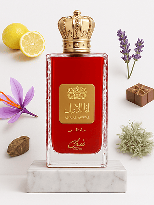 Ana Al Awwal Malaki Red Edp 100Ml Mujer Nusuk- Inspirado en Baccarat Rouge 540 Maison Francis Kurkdjian